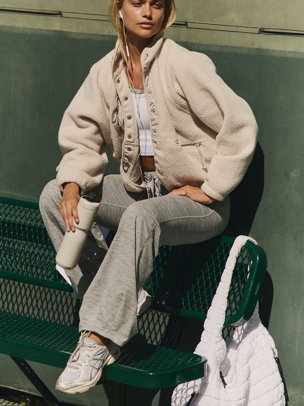 free people hit the slopes fleece jacket